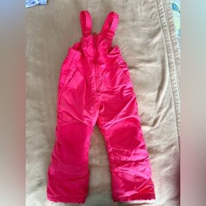 Kids Pink Snow Pants